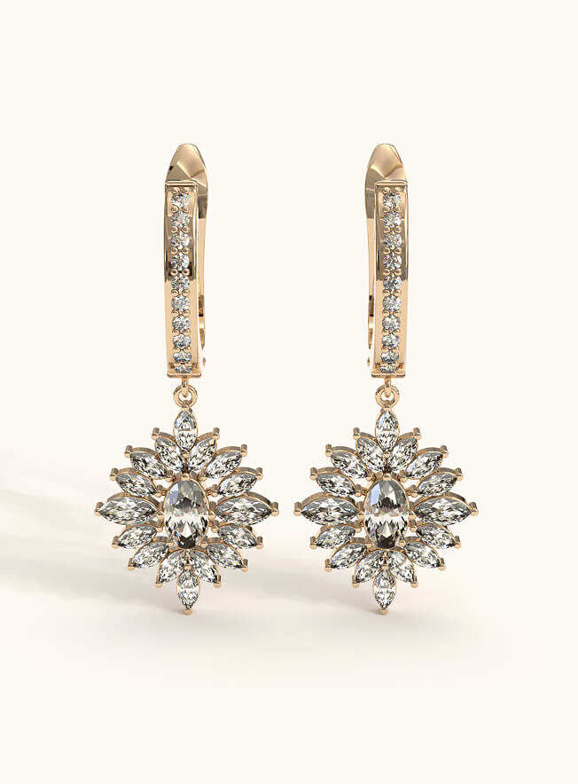 耳坠和吊坠耳环