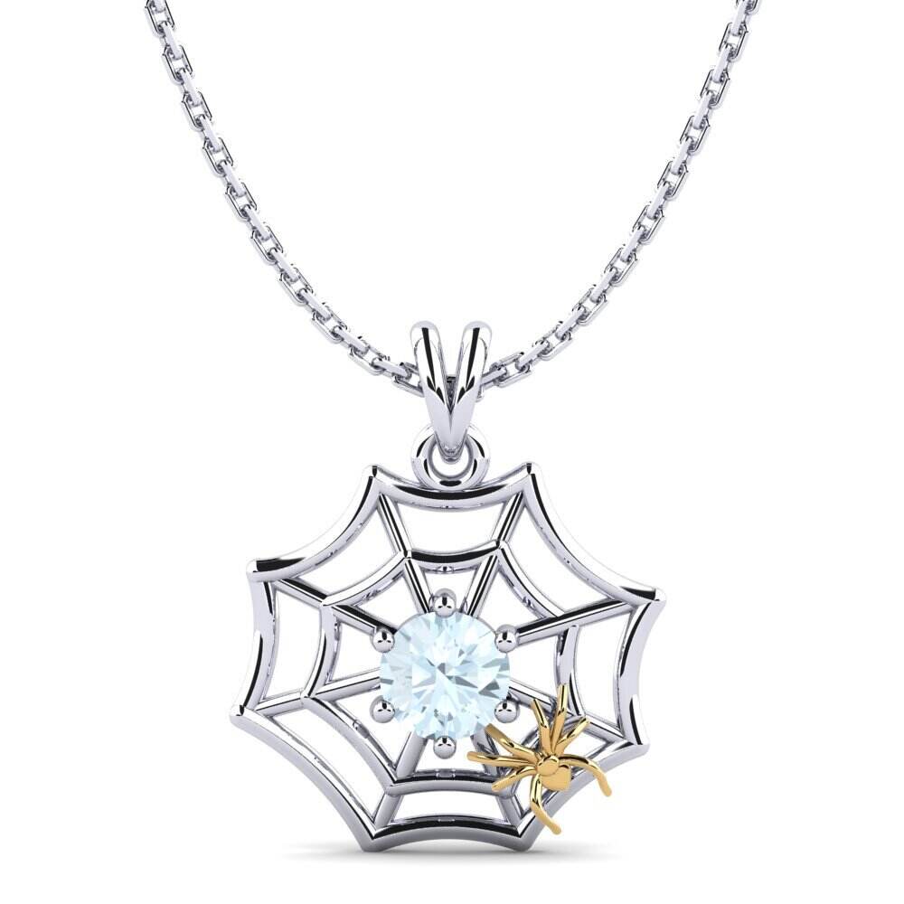 白黄K金-9k 女士吊坠 Mathilda