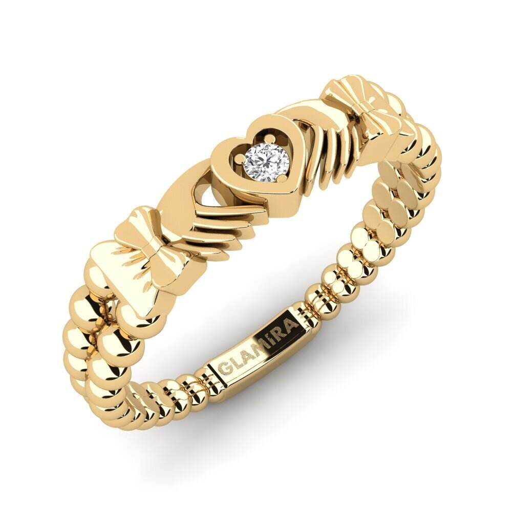 白色蓝宝石 戒指 Muctom