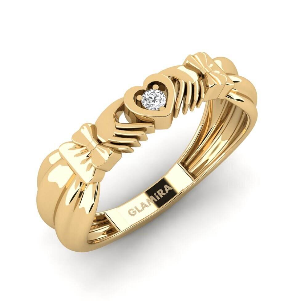 白色蓝宝石 戒指 Ticri