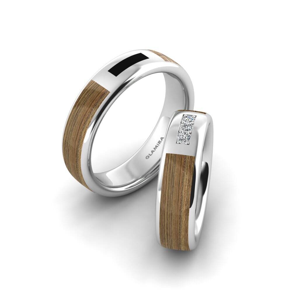 白色K金-14k 婚戒 Pretty Wequ 6.0 mm