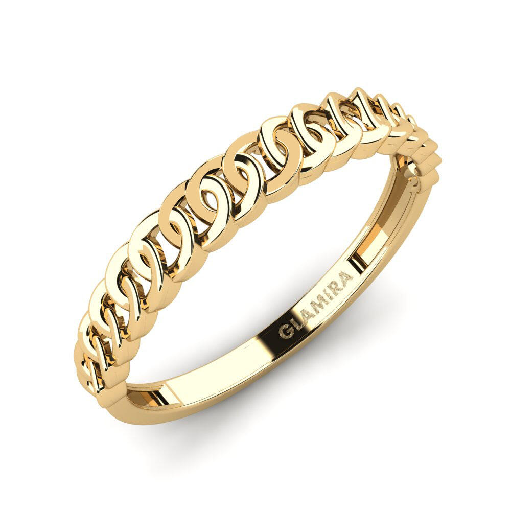 黄色K金-9k 可叠戴戒指 Oferih - B