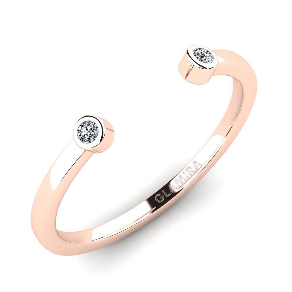 玫瑰金-18k 戒指 Uruffi