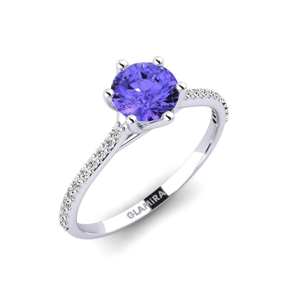 坦桑石 订婚戒指 Villeparis