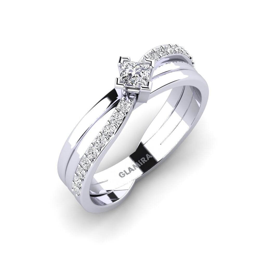 公主方形 戒指 Senart