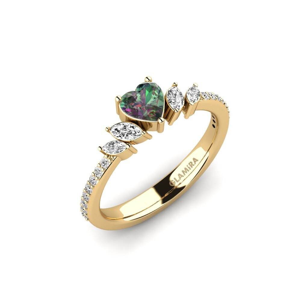 神秘托帕石 订婚戒指 Htard