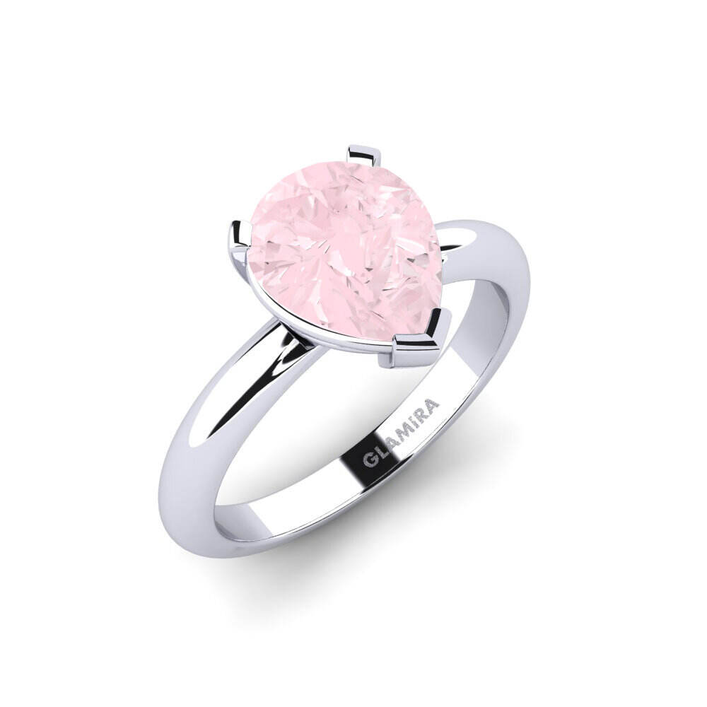 粉晶 订婚戒指 Ragging - 2.10 crt