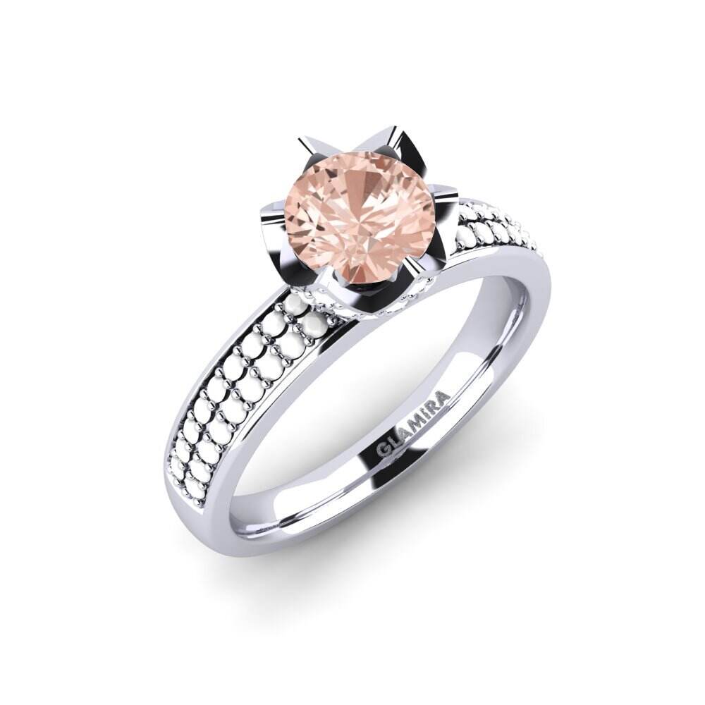 摩根石 订婚戒指 Almira 1.0 crt