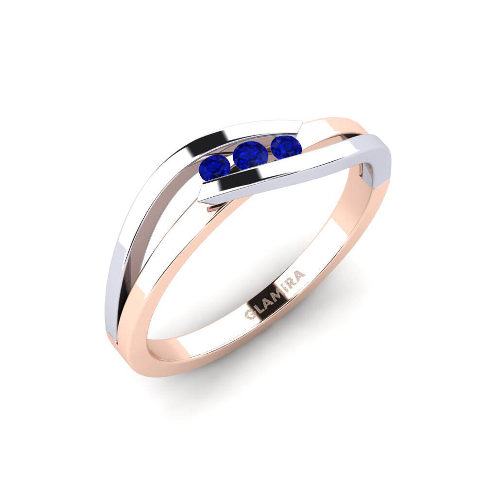 蓝宝石 订婚戒指 Gratia