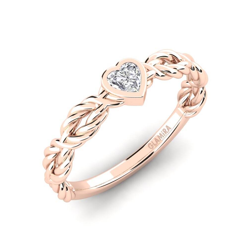 玫瑰金-18k 女士戒指 Juicy