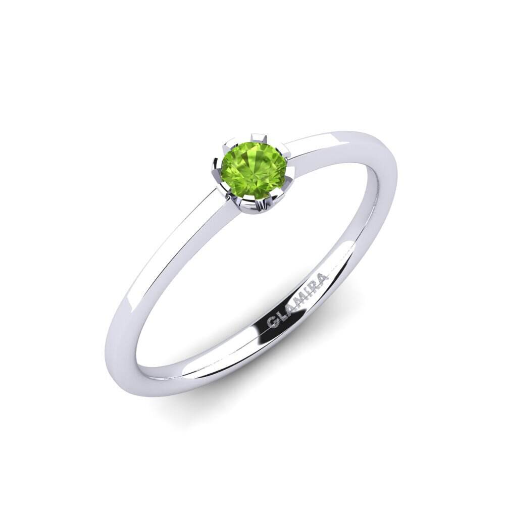 白-银 女士戒指 Linderoth