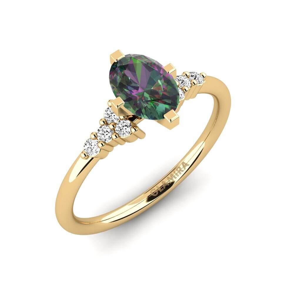 神秘托帕石 订婚戒指 Odelyn