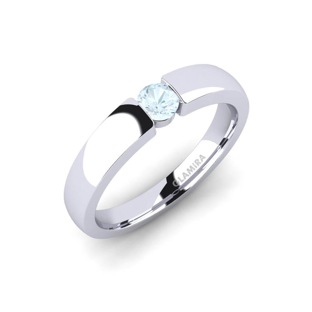 海蓝宝石 订婚戒指 Lissy 0.25crt