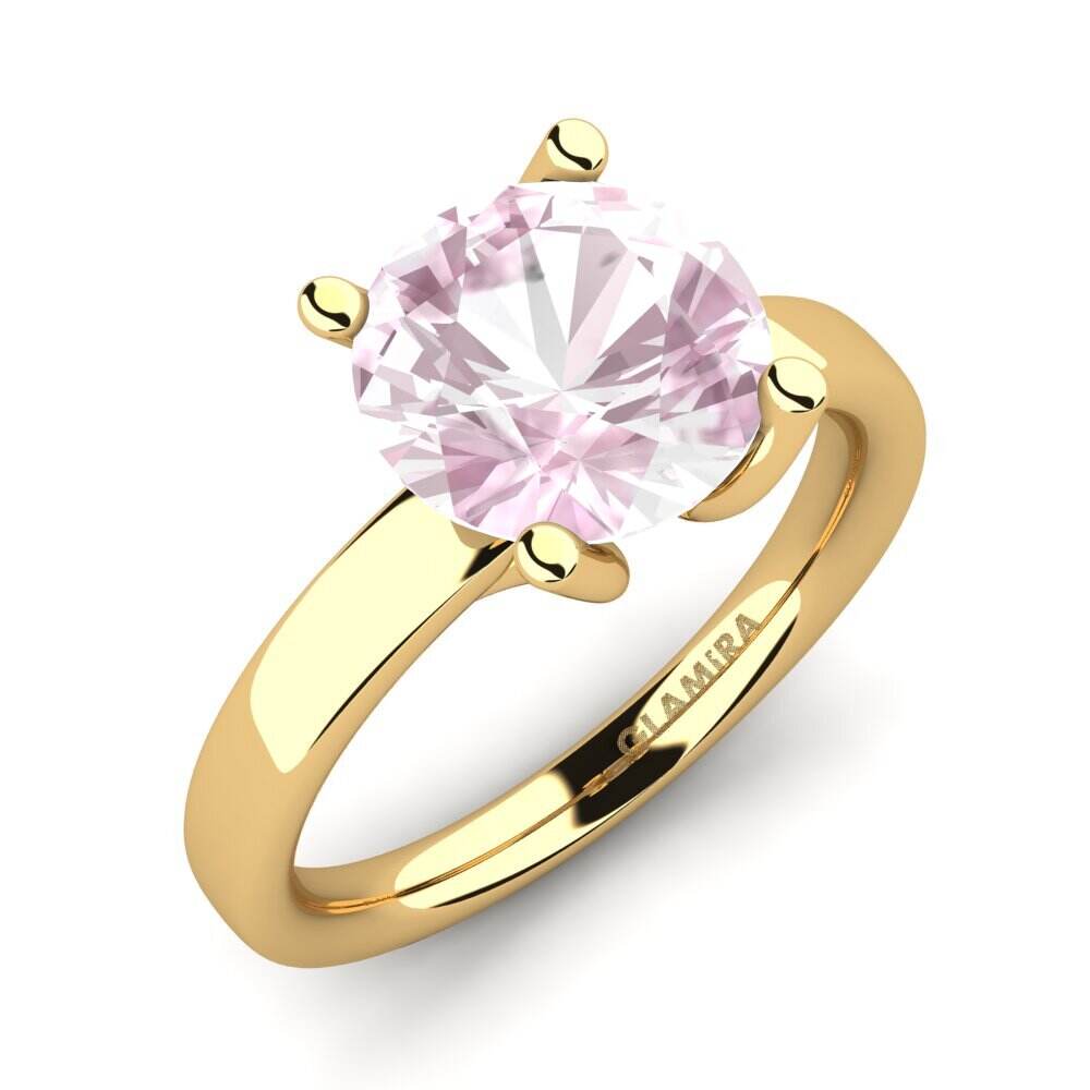 紫锂辉石 订婚戒指 Titina 3.0 crt