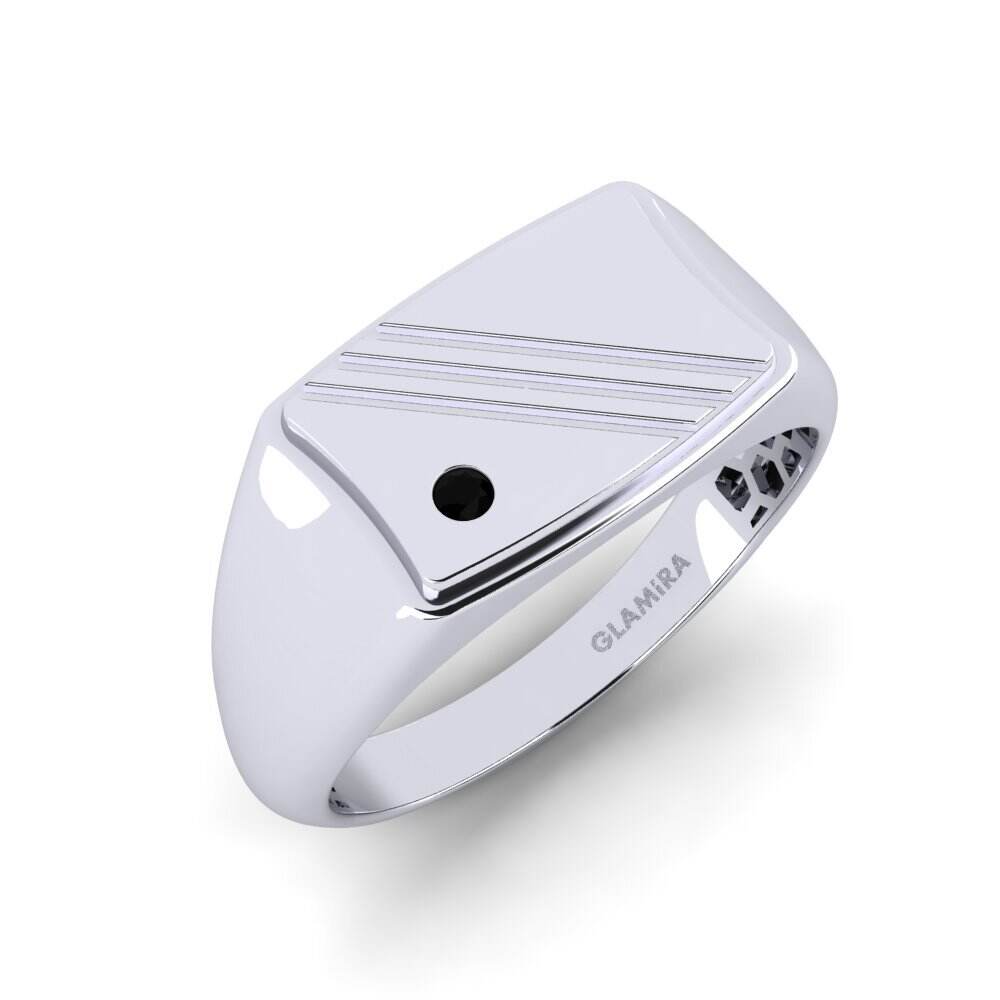 黑钻石 男士戒指 Allame