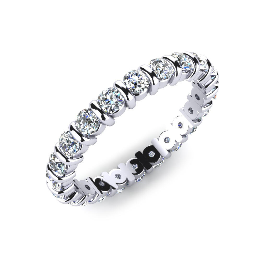 白色K金-18k 实验室培育钻石 戒指 Rachel