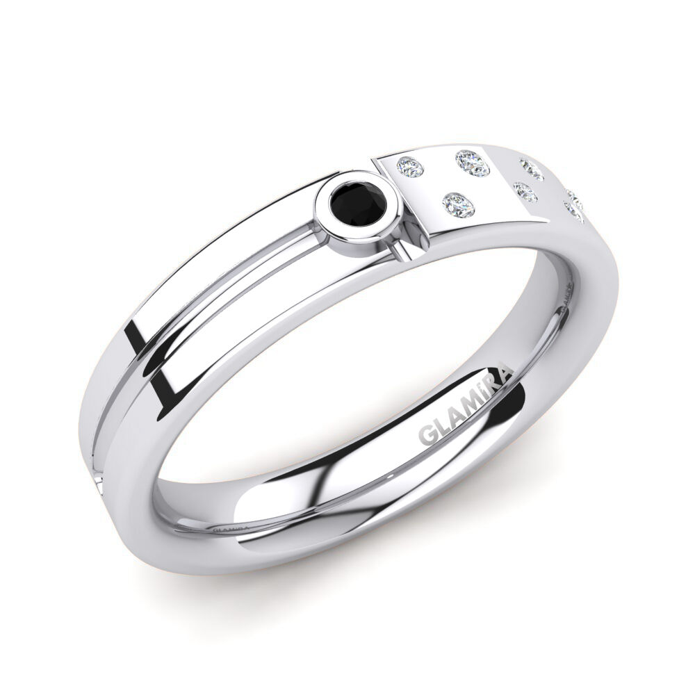 黑钻石 男士戒指 Bellanca