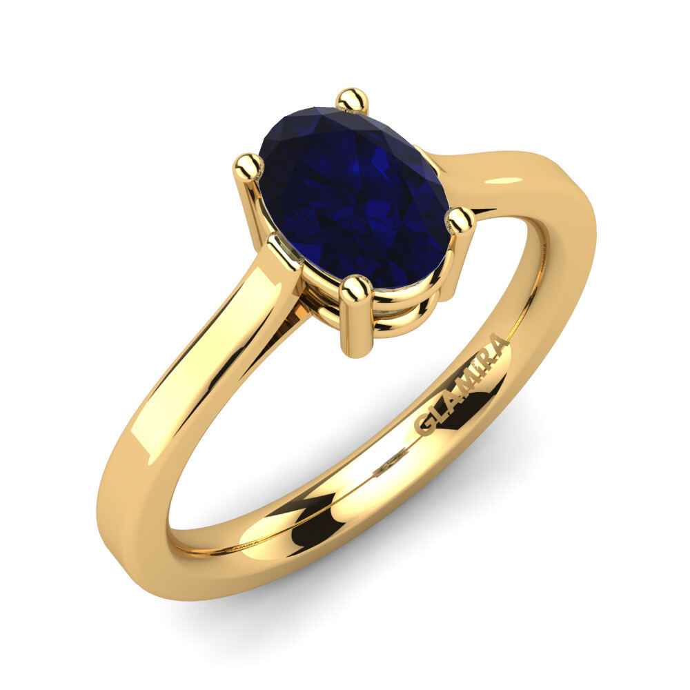 蓝宝石（人造） 订婚戒指 Linde