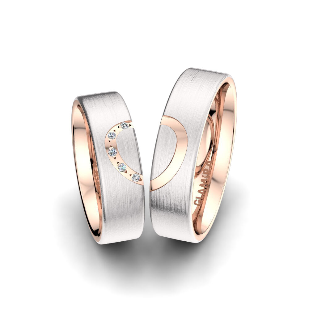 红白K金-14k 婚戒 Dynamic Structure 6mm