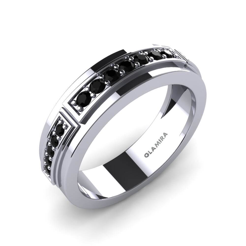 黑钻石 男士戒指 Final Round