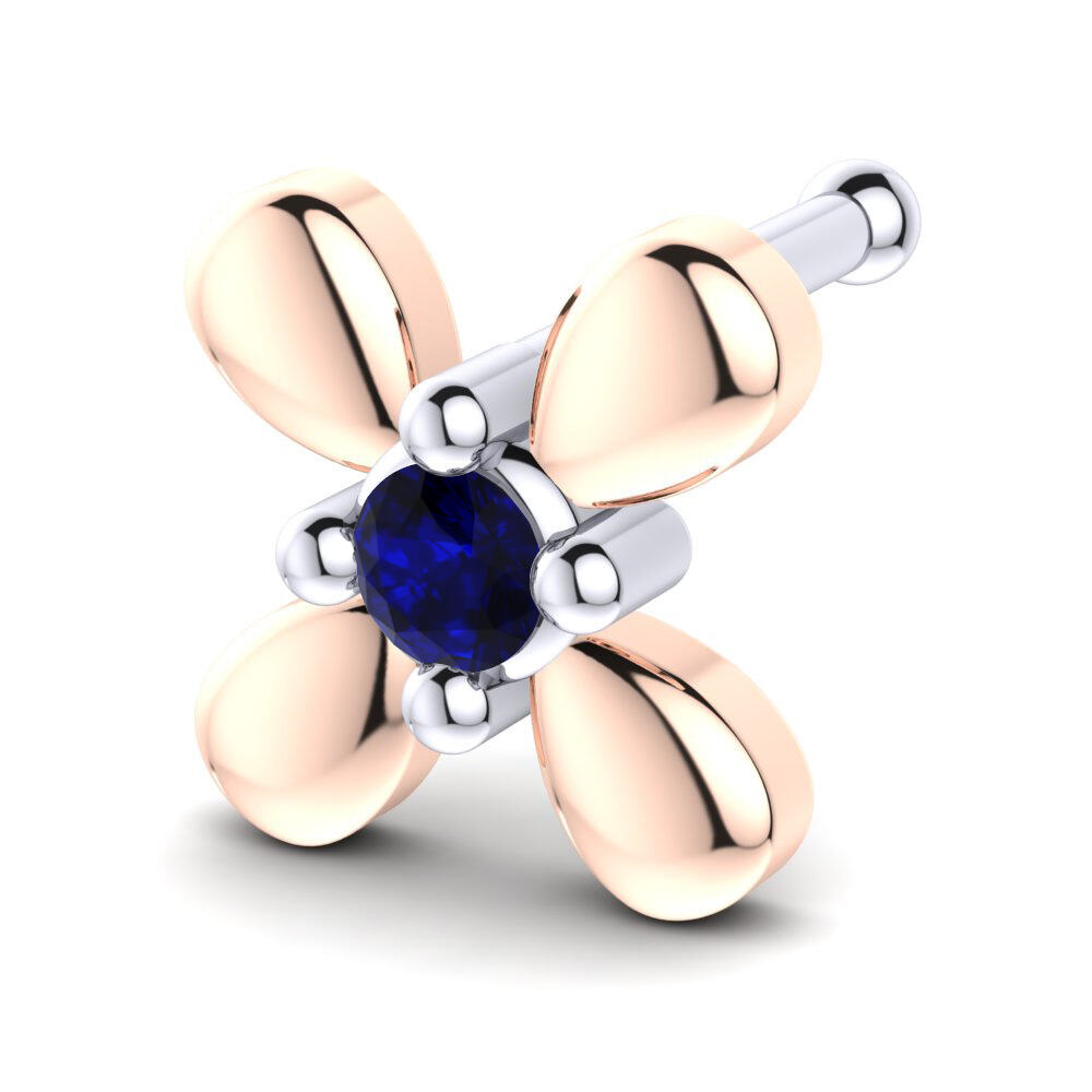 深蓝色氧化锆 鼻针 Anitra