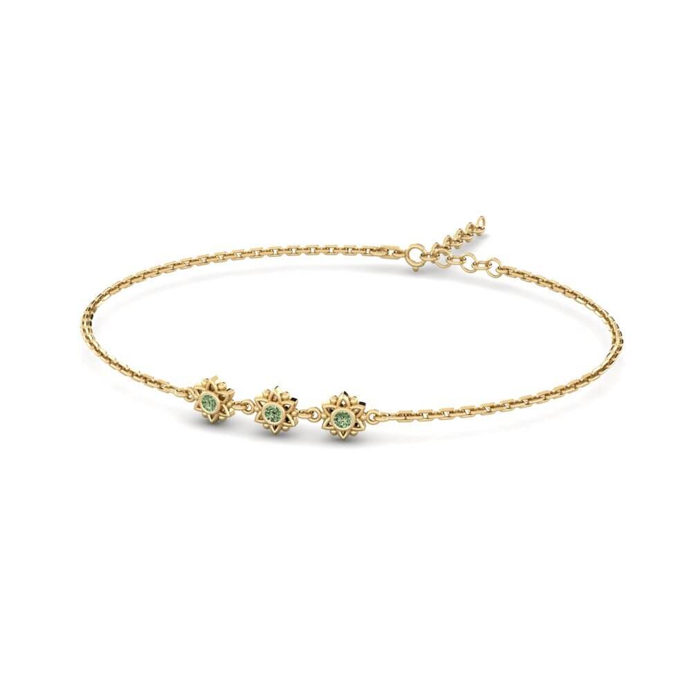 绿色钻石 女士手链 Amplean