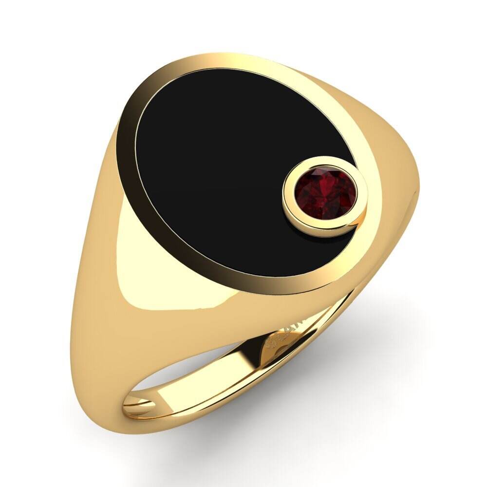 石榴石 男士戒指 Ansgar