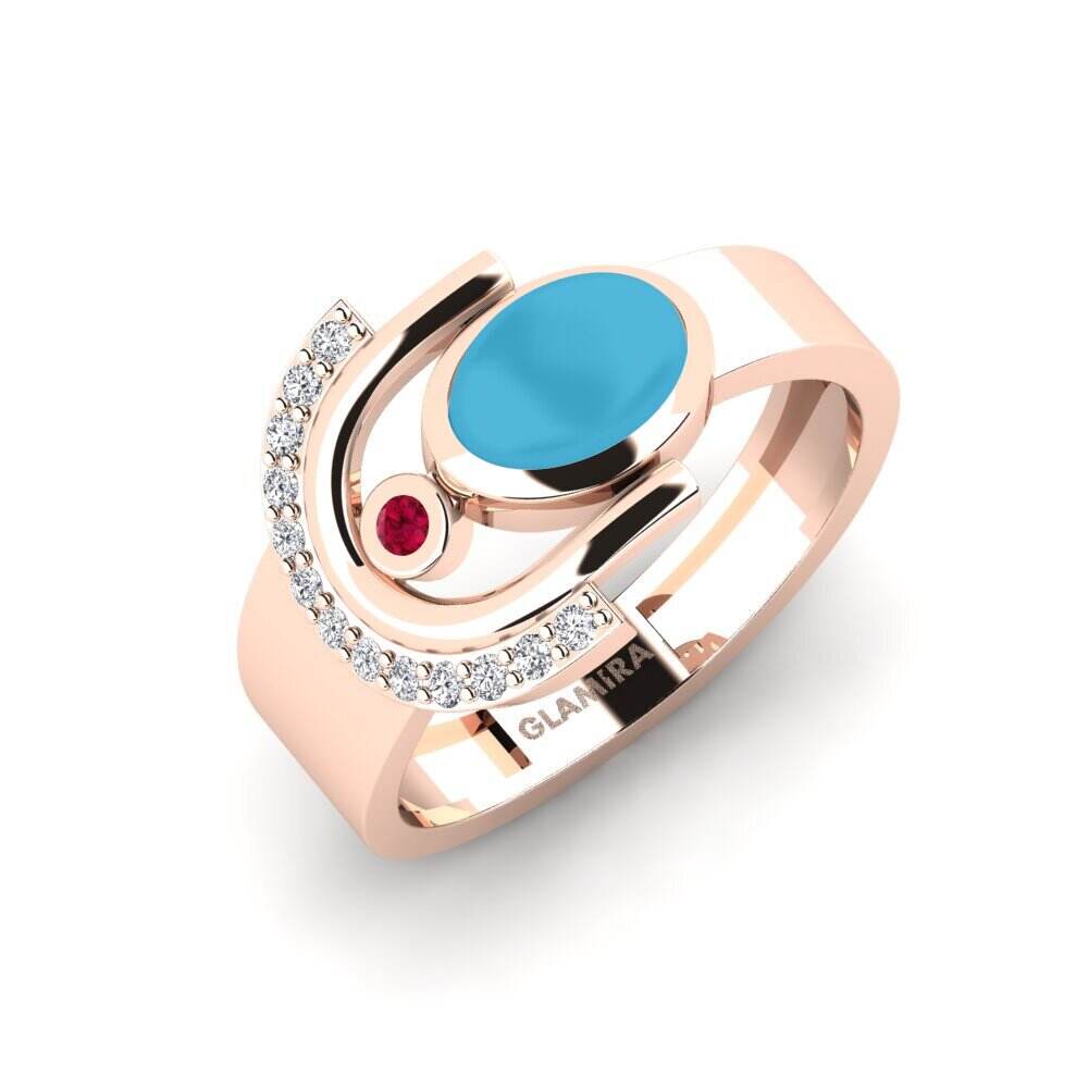 玫瑰金-9k 戒指 Cagliarxc