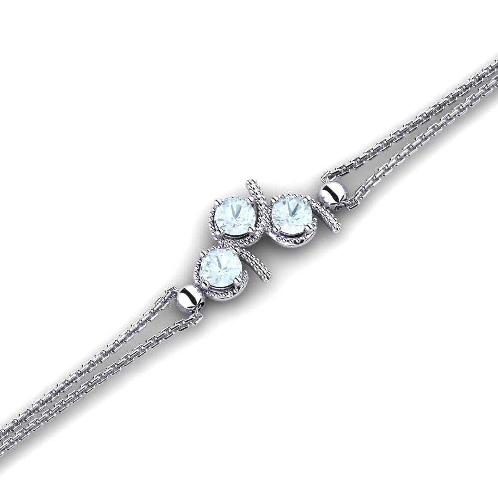 圆形 海蓝宝石 女士手链 Cotra