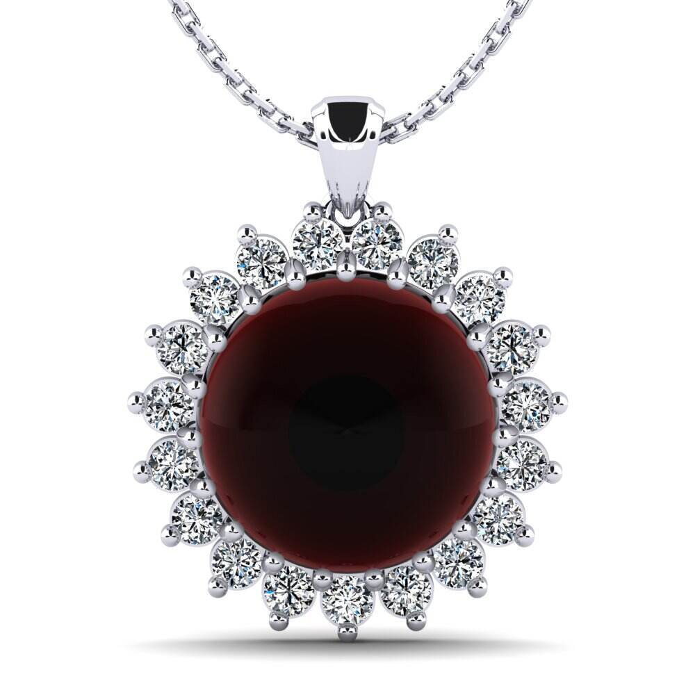 卡波雄石榴石 女士吊坠 Daitya