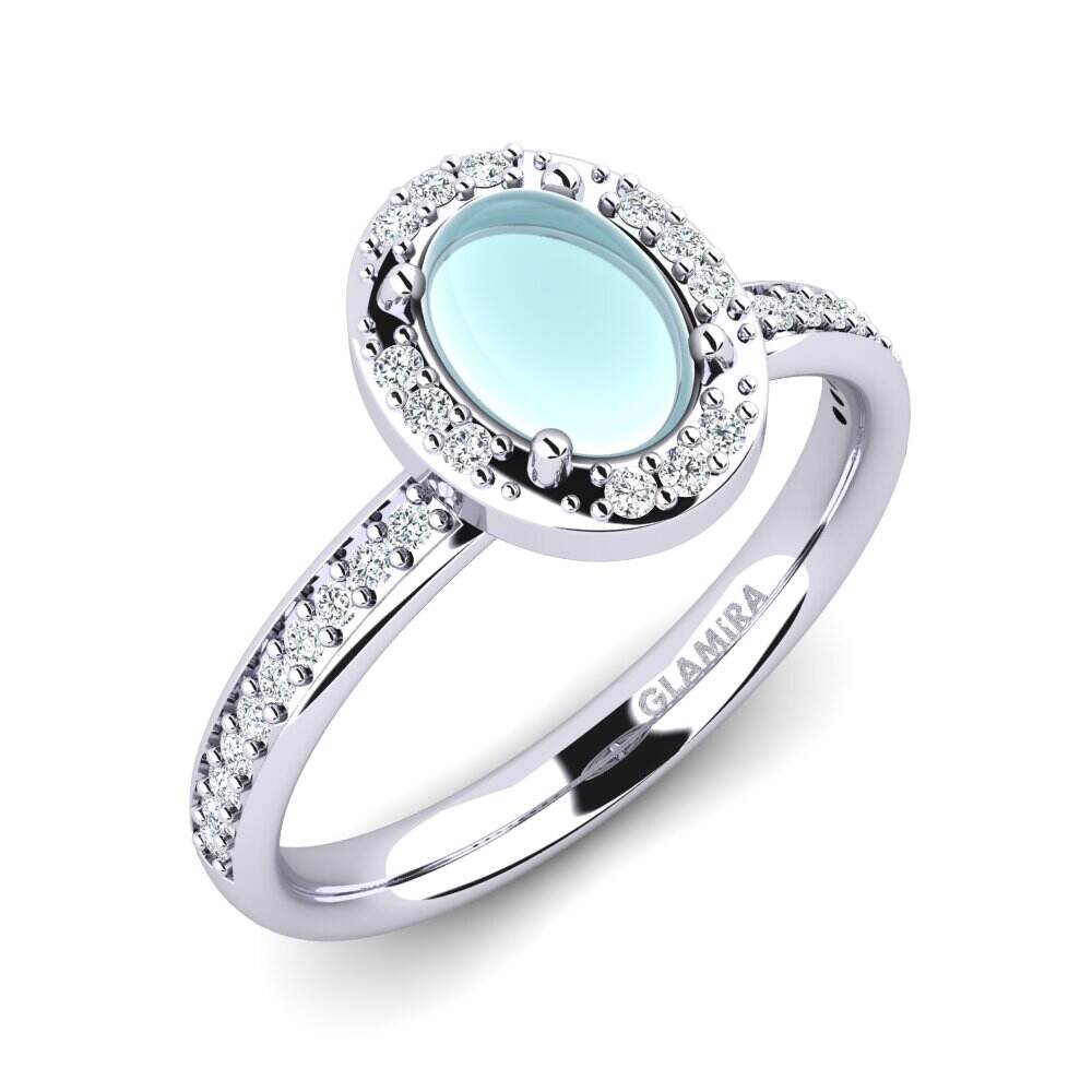 卡波雄海蓝宝石 戒指 Darika