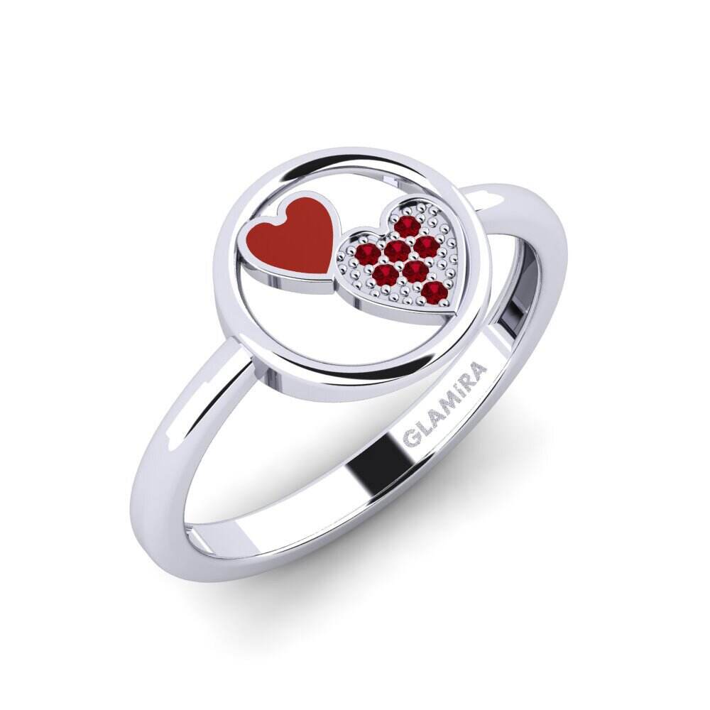 红色氧化锆 戒指 Decant