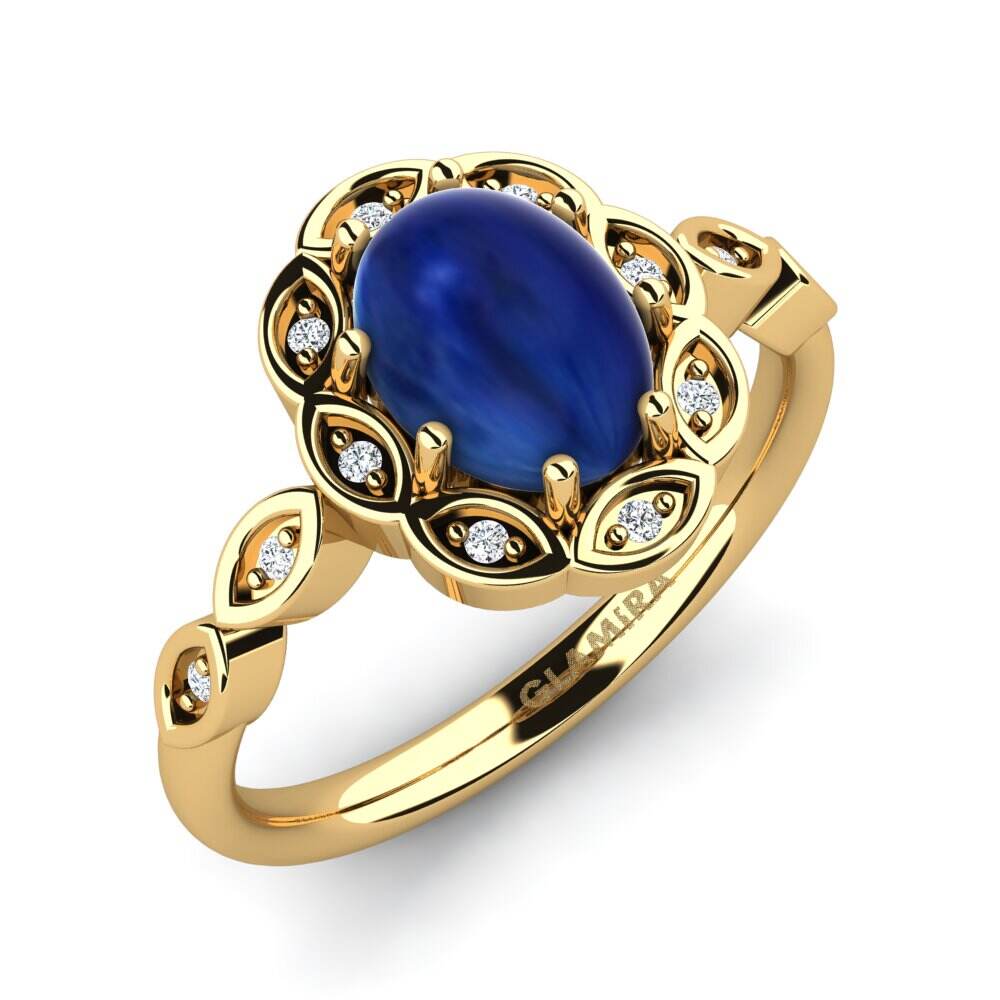 卡波雄蓝宝石 戒指 Floressa