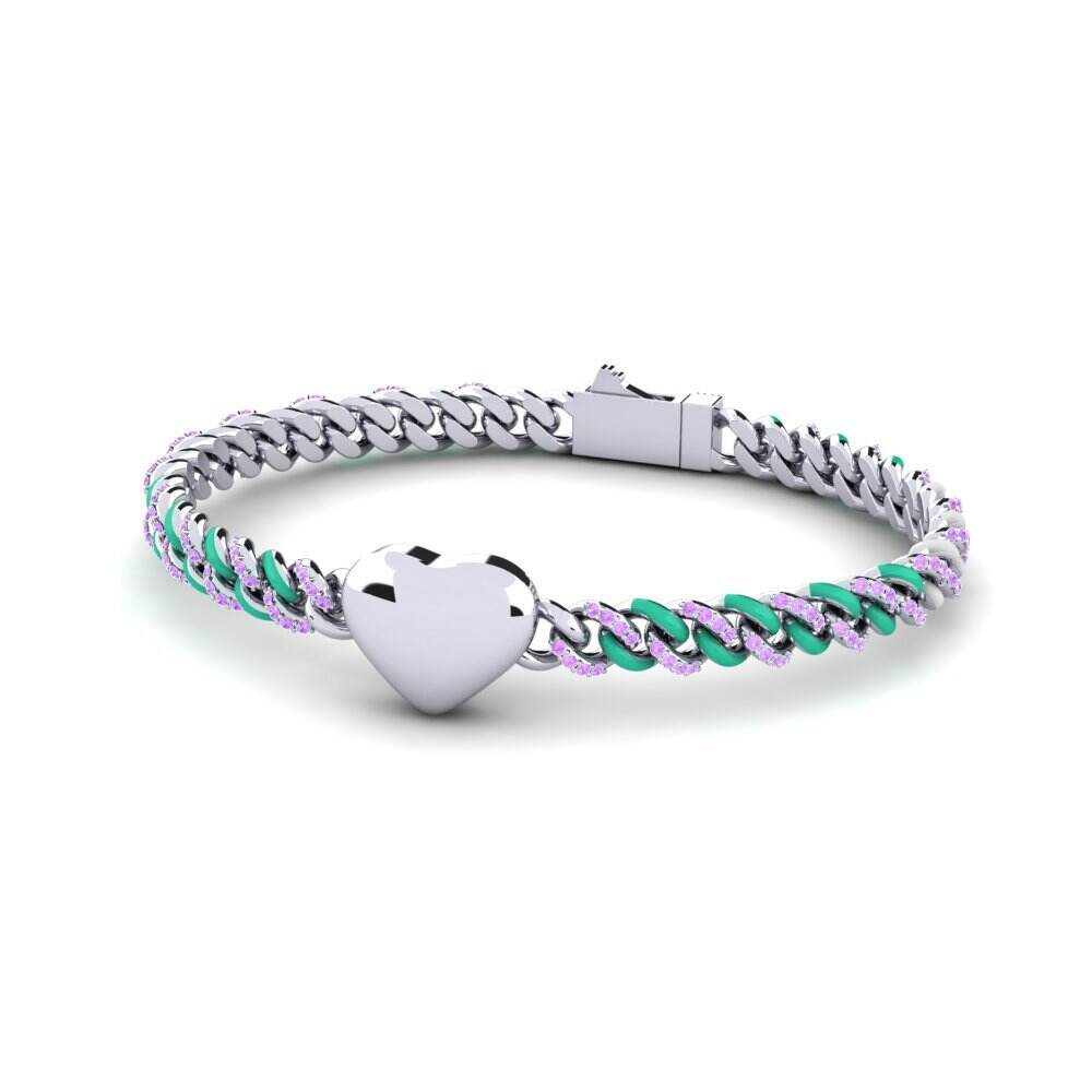 古巴链 紫水晶 手链