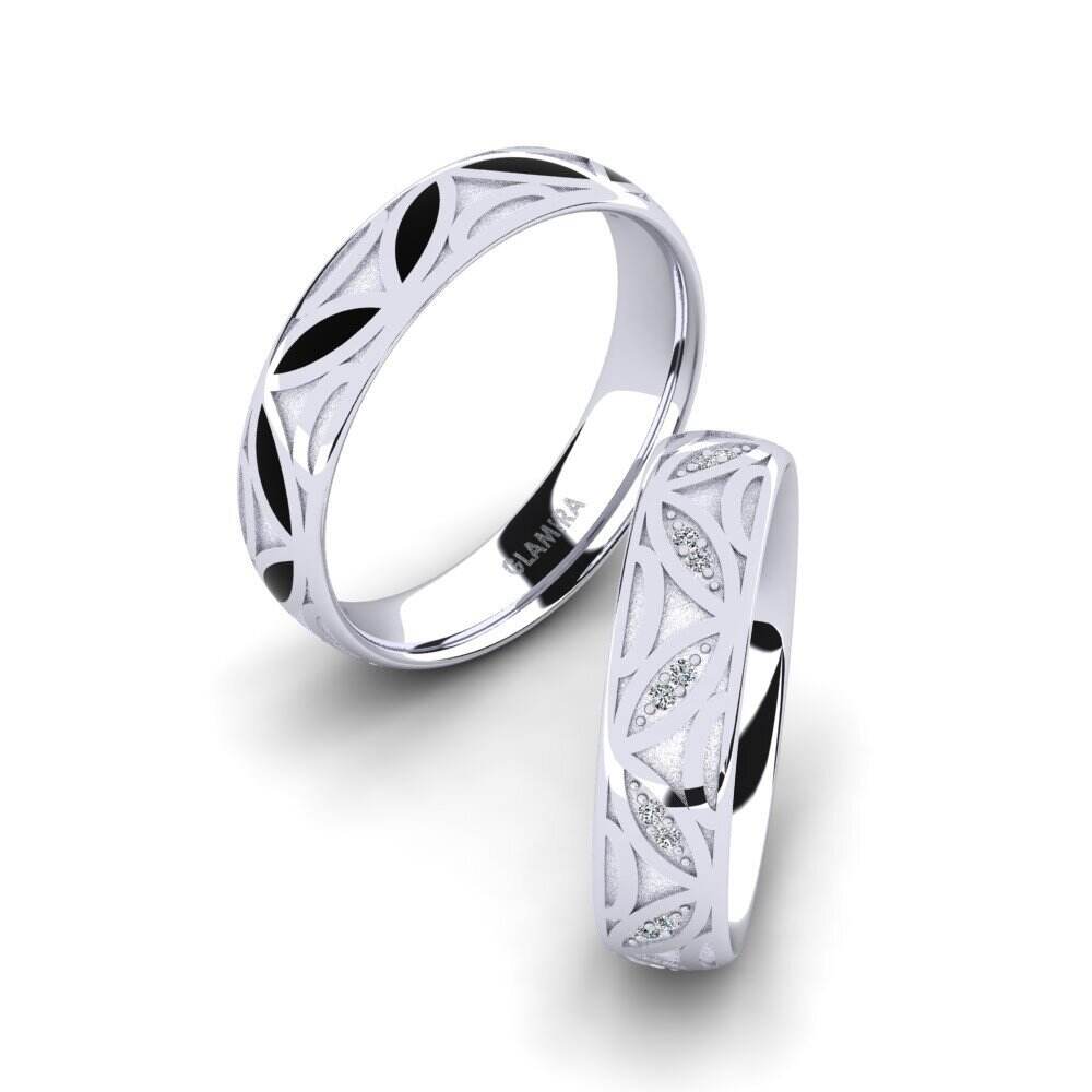 白-铂金 婚戒 Magic Road 5 mm
