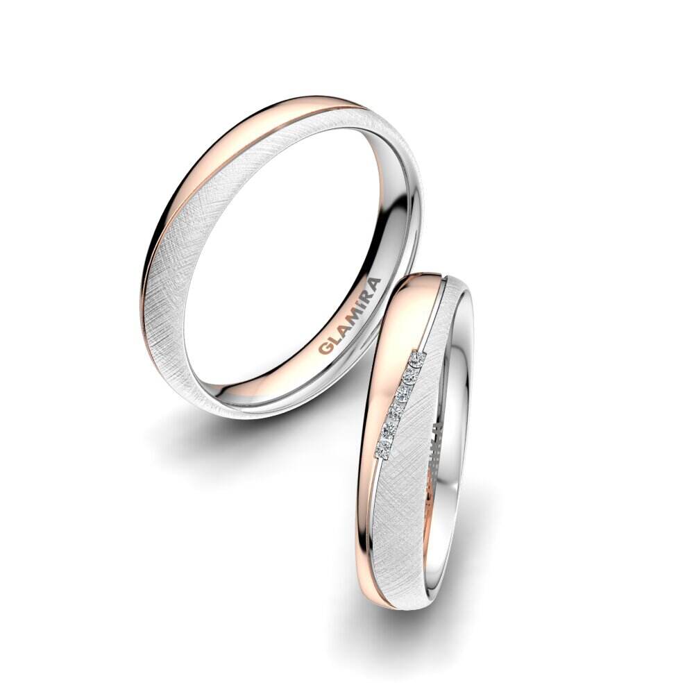 红白K金-14k 婚戒 Shining Energy 4 mm