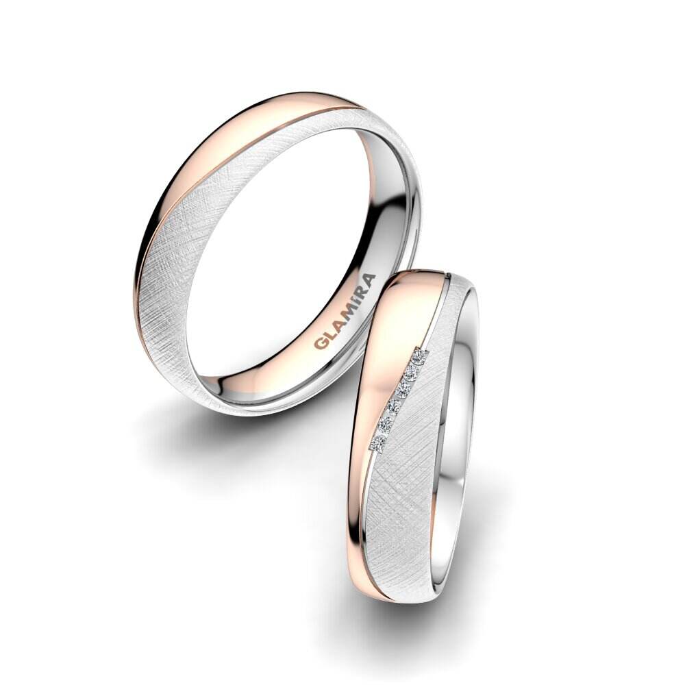 红白K金-14k 婚戒 Shining Energy 5 mm