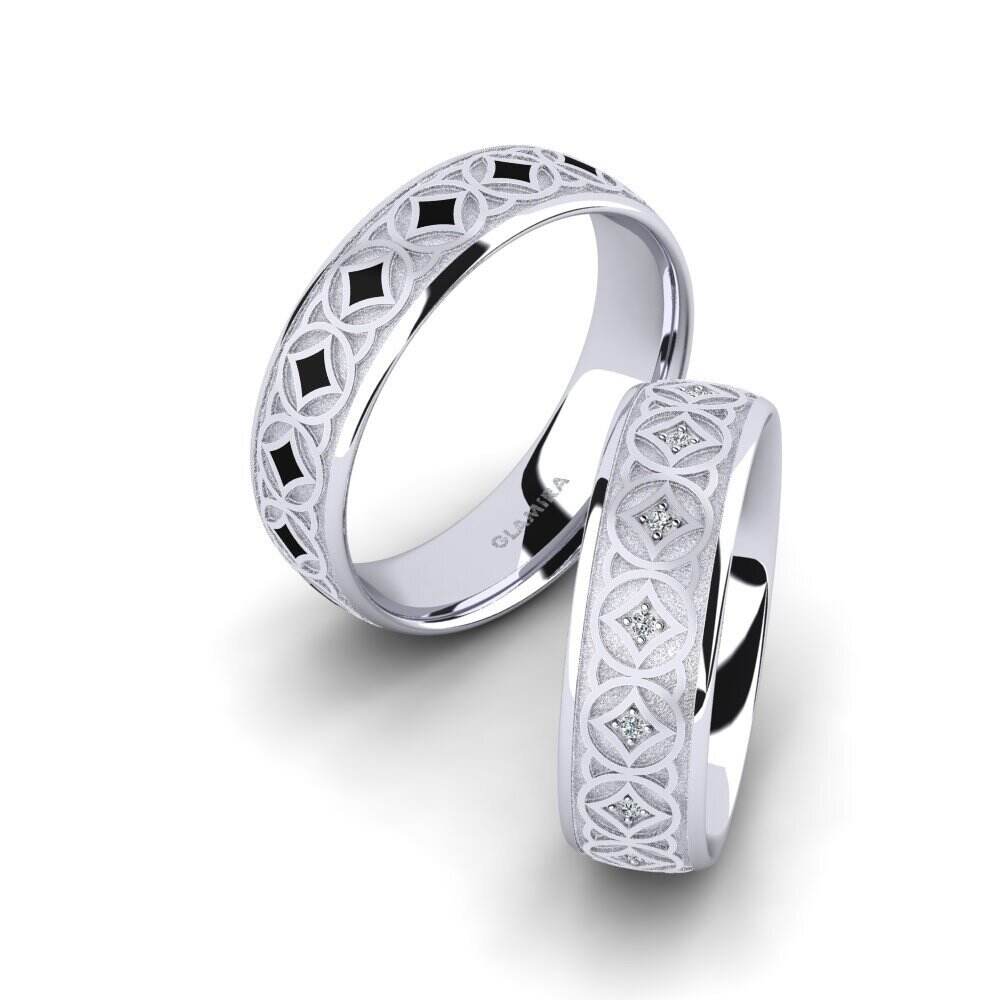 白-铂金 婚戒 Exotic Shine 6 mm