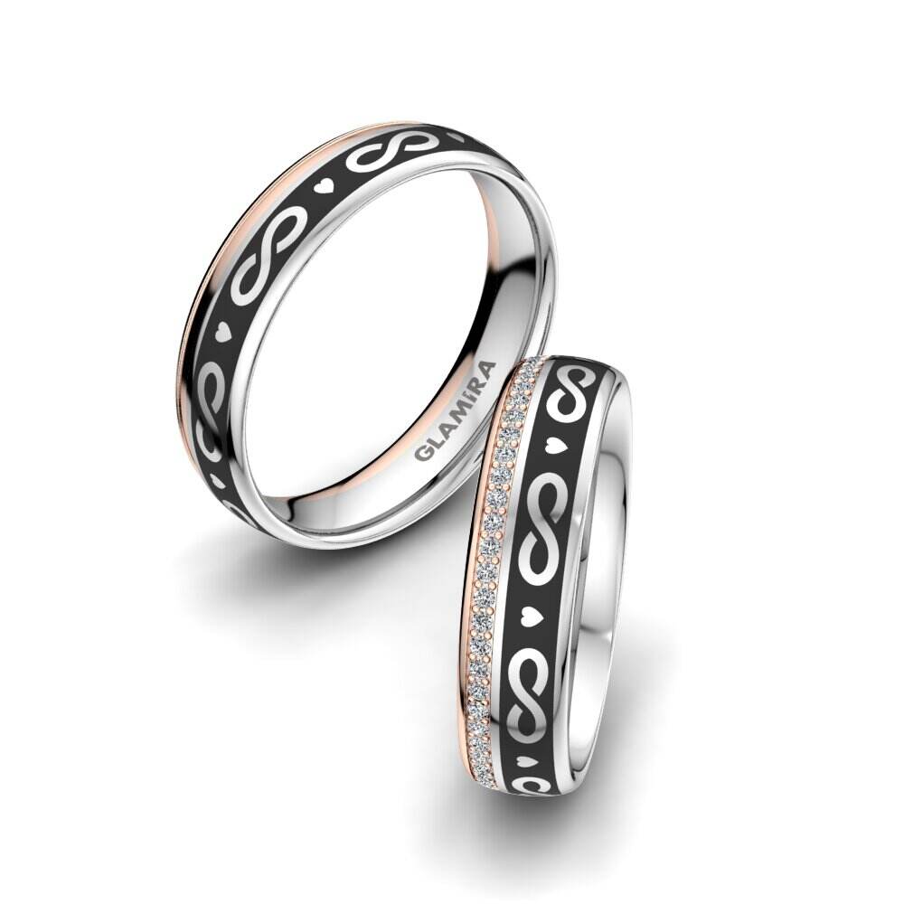 Vintage 红白K金-14k 结婚戒指