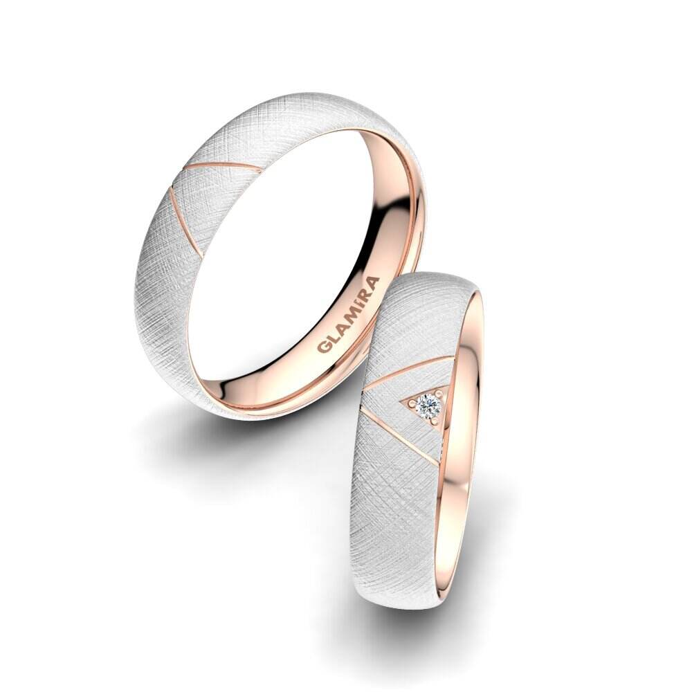 红白K金-14k 婚戒 Unique Paradise 5 mm