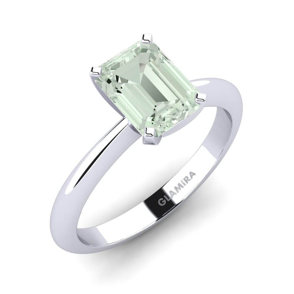 绿紫晶 订婚戒指 Hayley 2.15crt