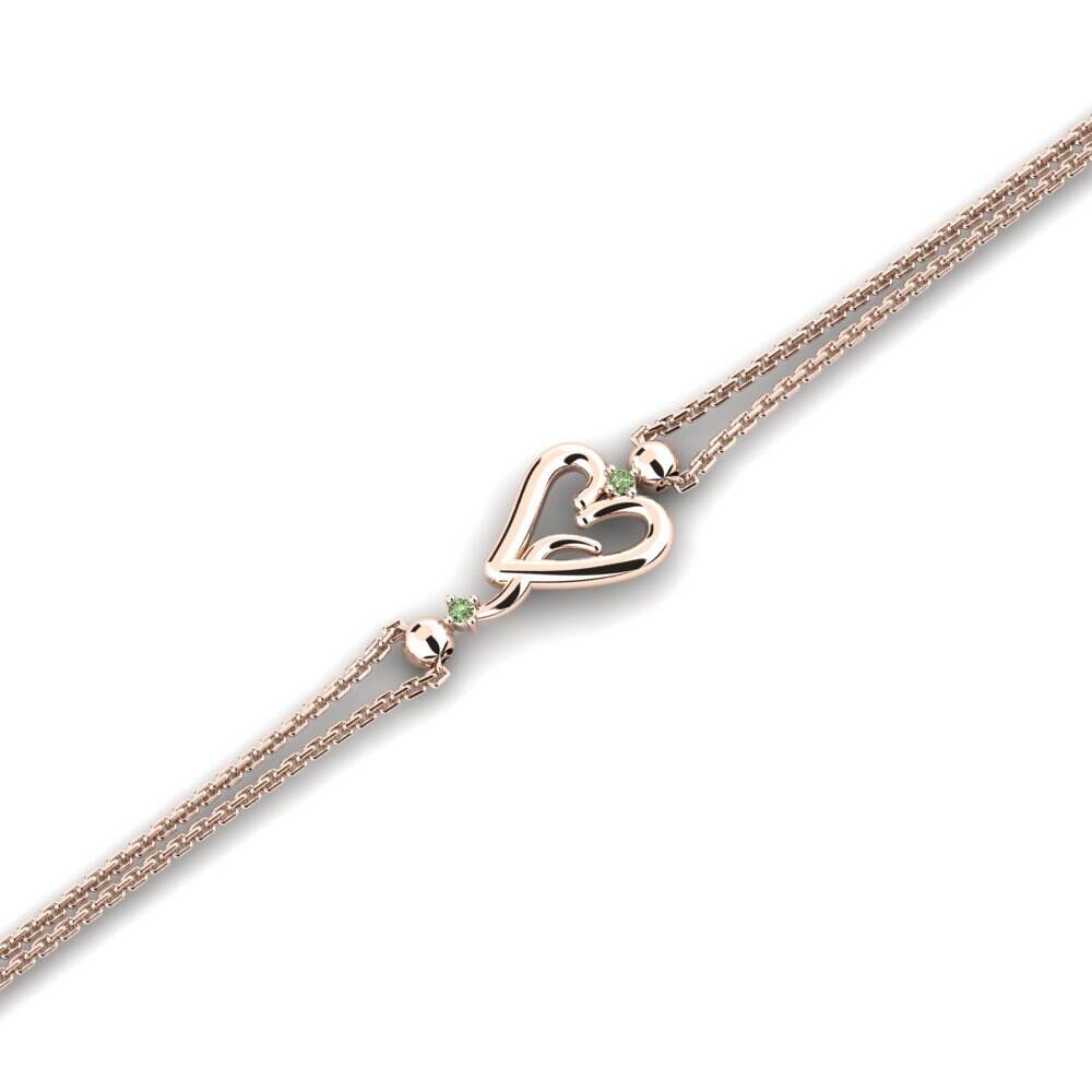 绿色钻石 女士手链 Horse