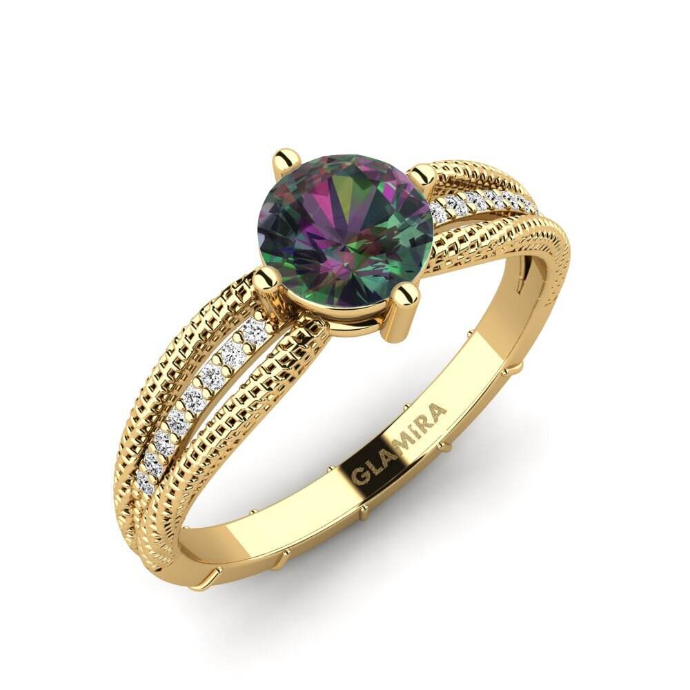 神秘托帕石 订婚戒指 Kali