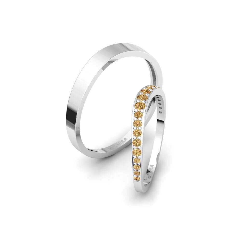 褐色钻石 婚戒 Kastellorizo Pair