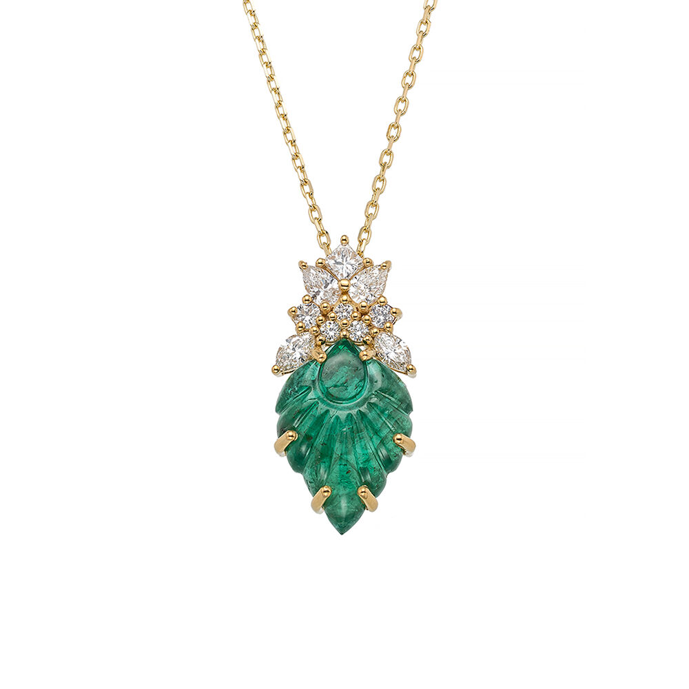 18k 黄色K金 女士吊坠 Mayfair