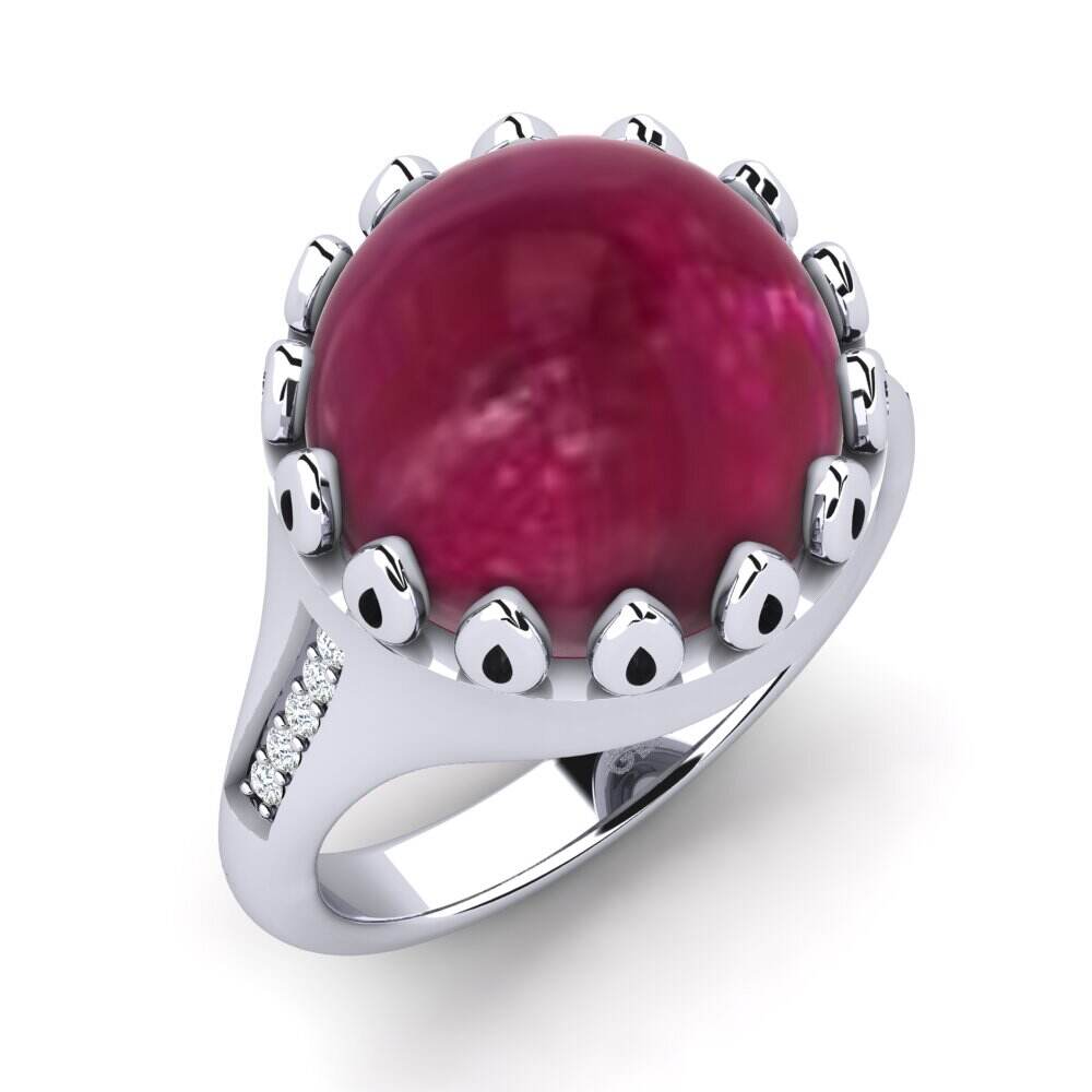 圆形凸圆宝石 戒指 Nerina