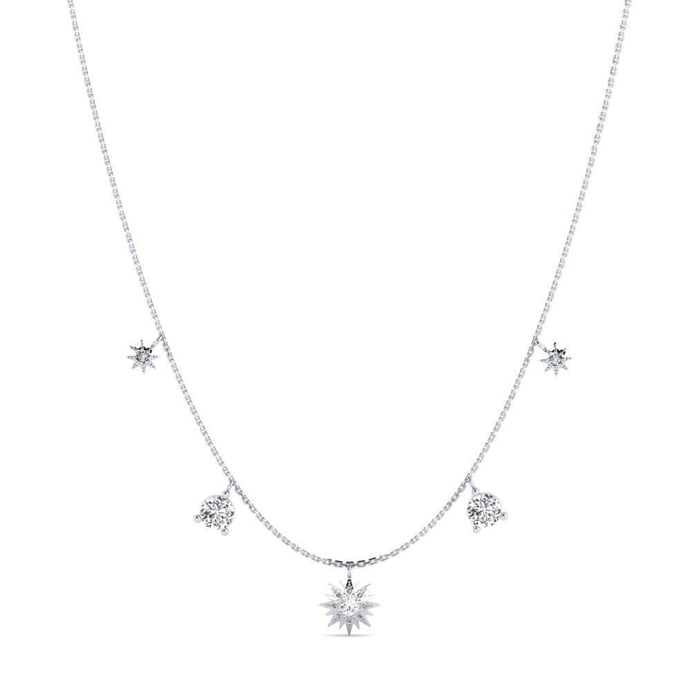 颈链 钻石 - 宝石 项链