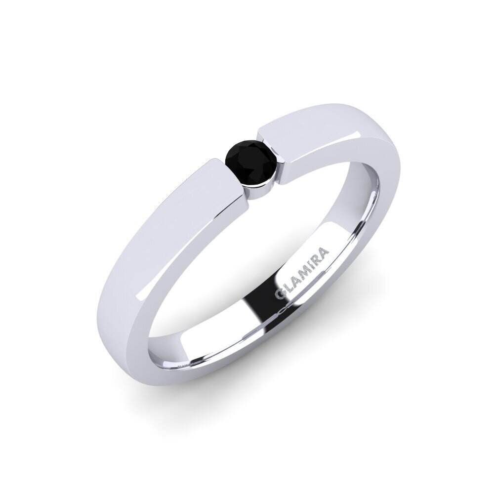 黑钻石 订婚戒指 Lissy