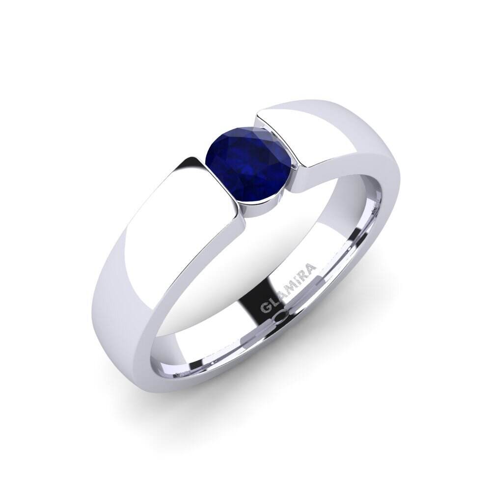 蓝宝石 订婚戒指 Lissy 0.5crt