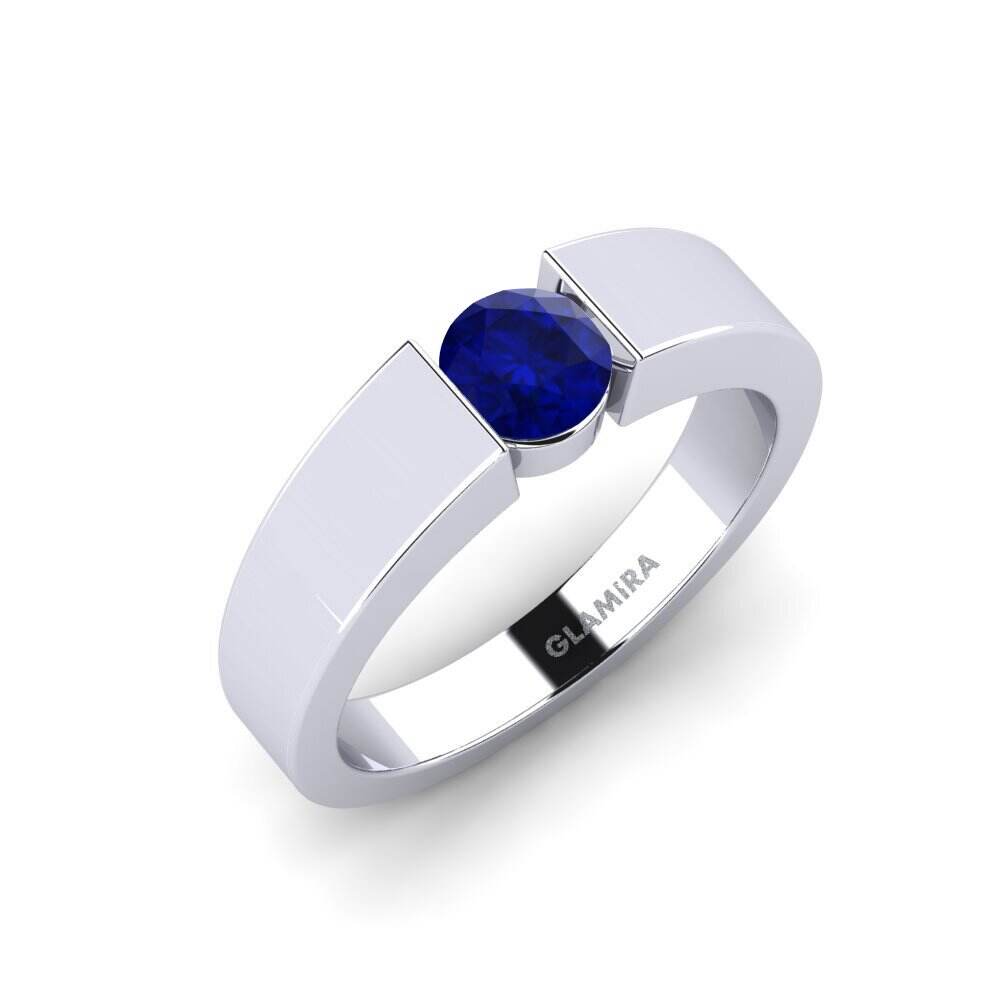 蓝宝石 订婚戒指 Nature 0.5 crt